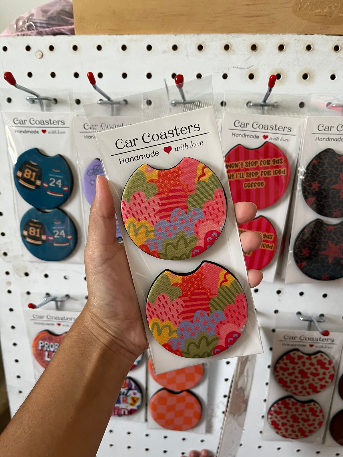 Abstract Car coasters