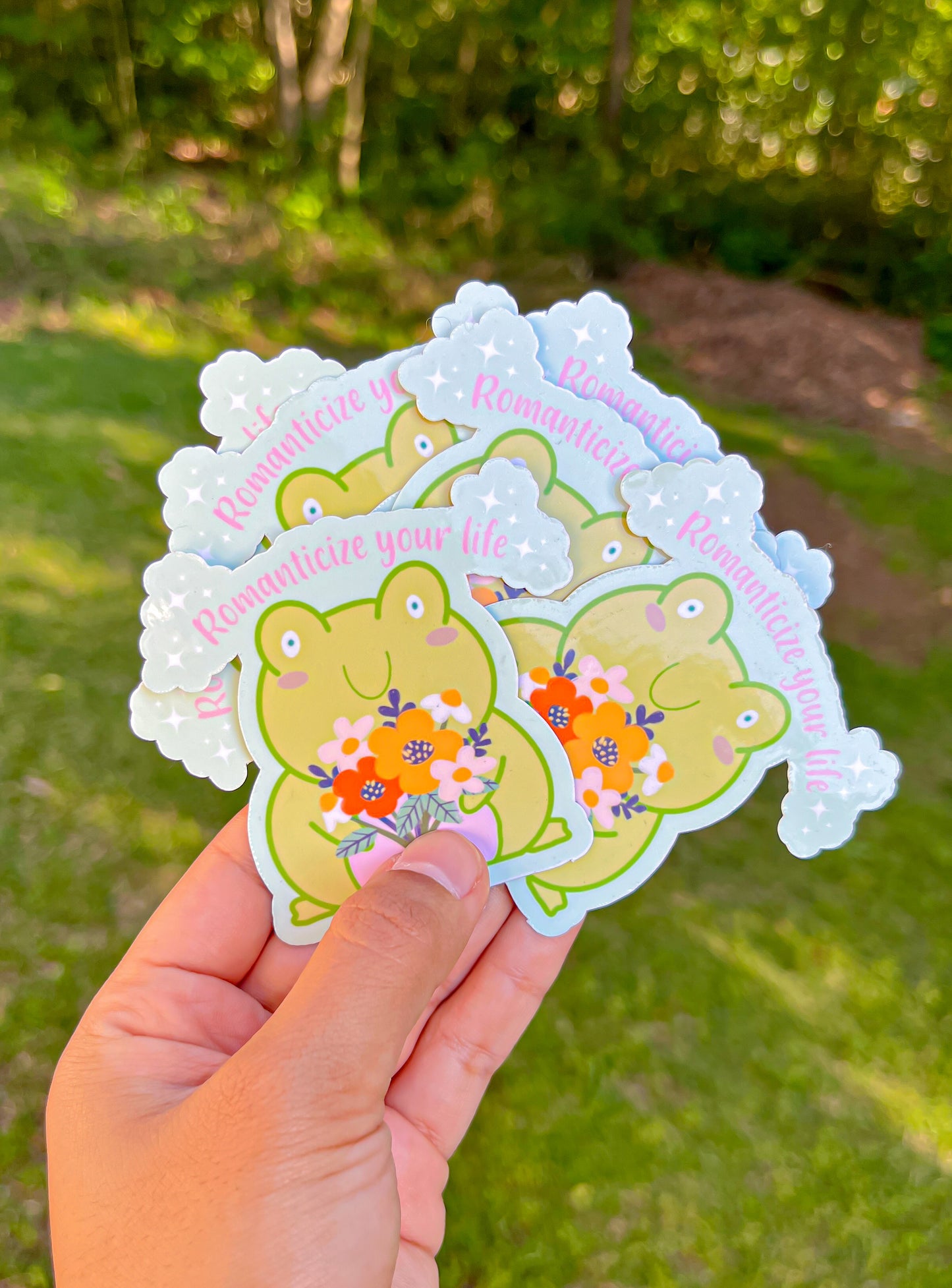 Romanticize your life sticker