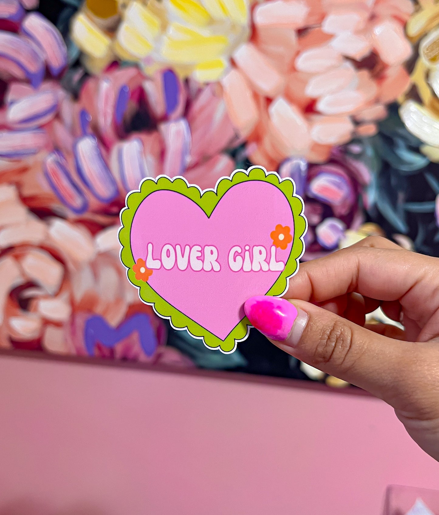 Lover girl sticker