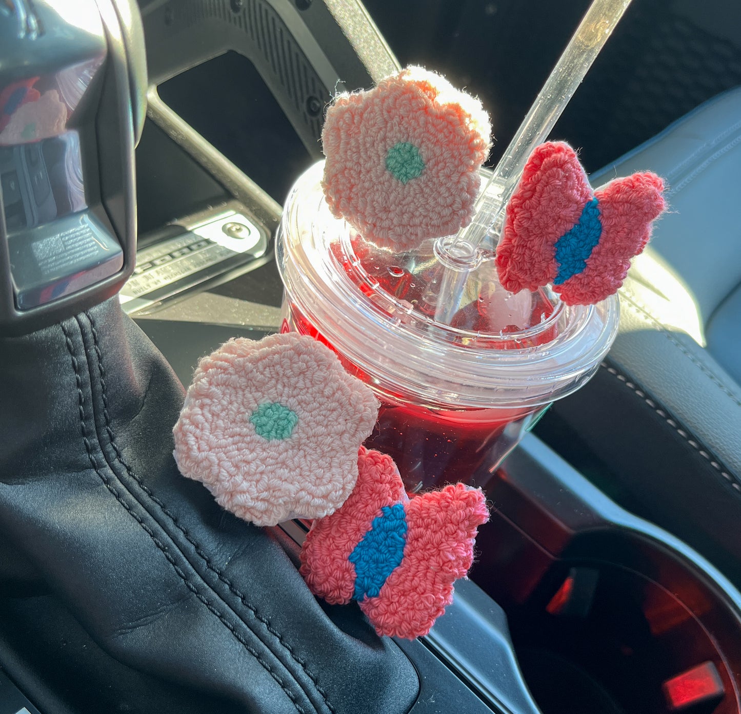 Punch needle car air vent clips