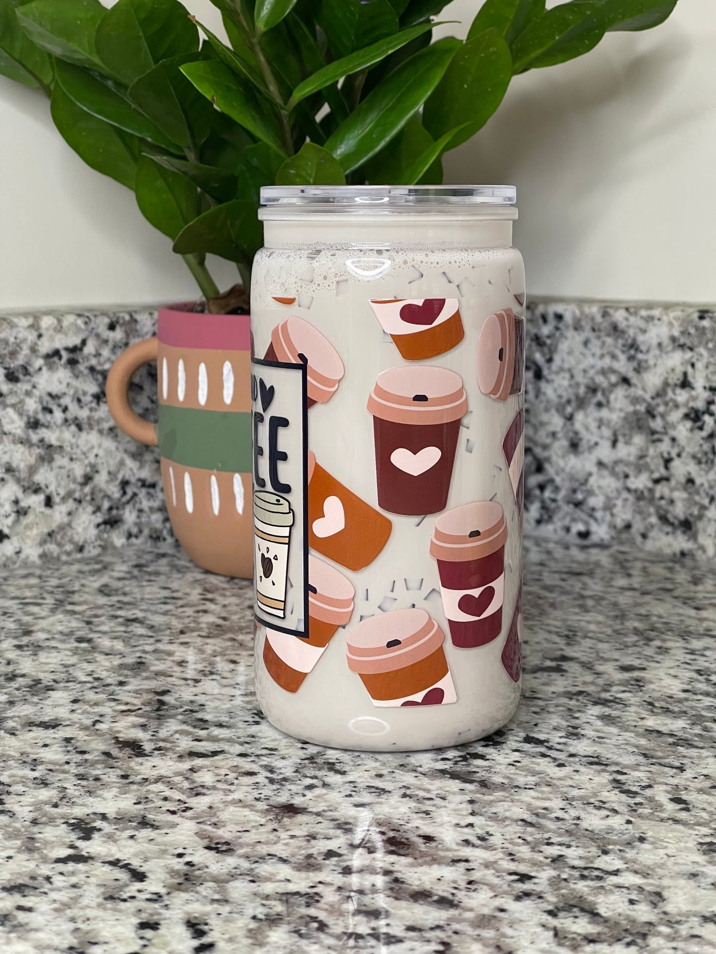 I pretend coffee… 16oz acrylic cup