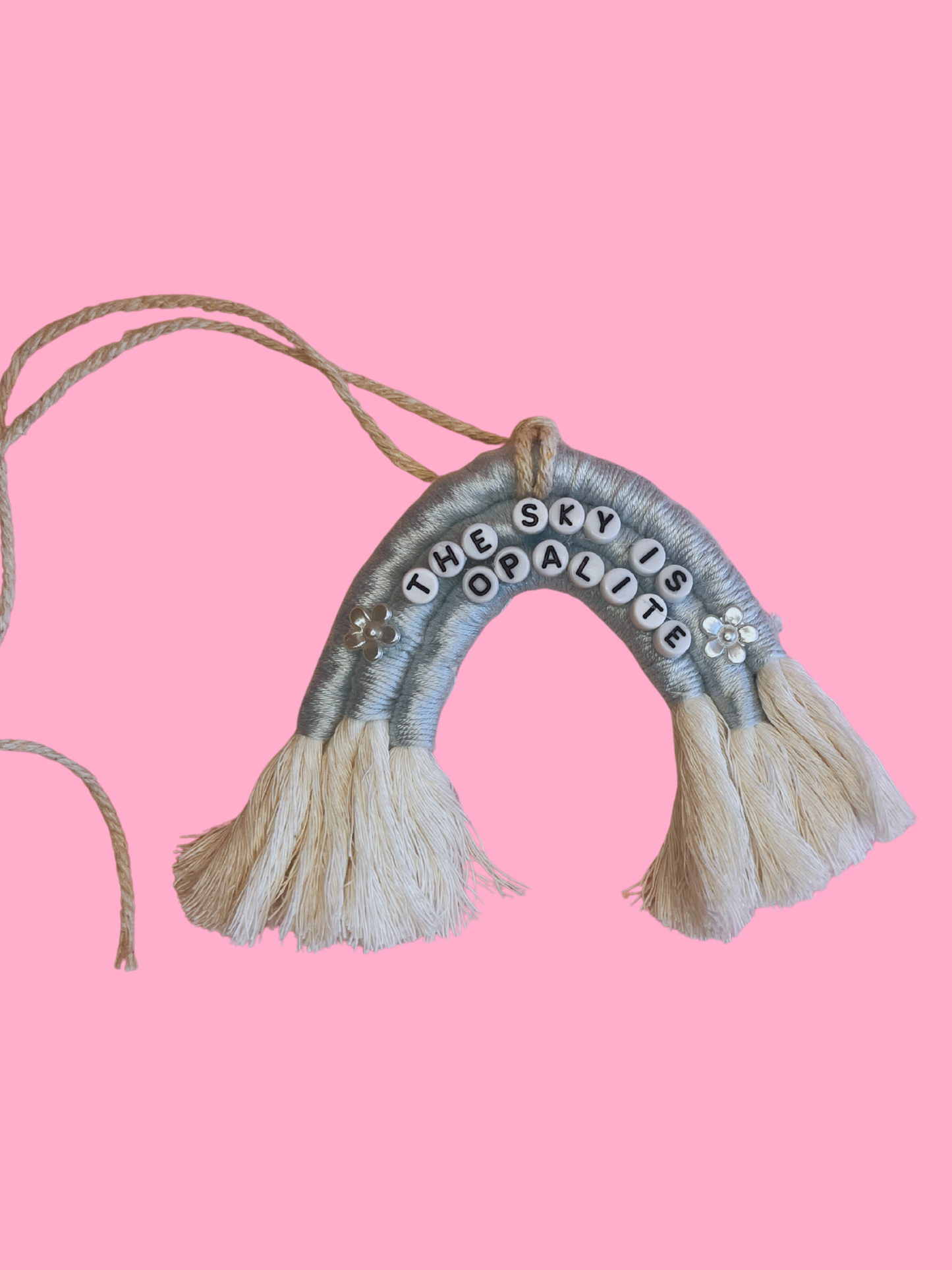 The sky is opalite car charm