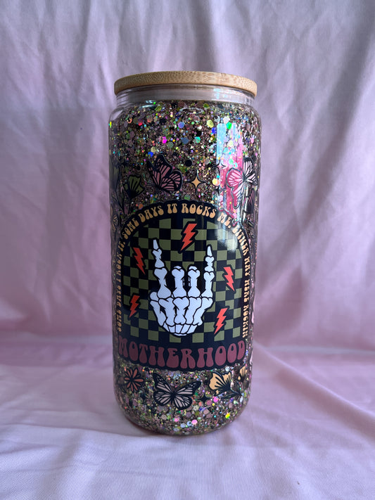 motherhood glass cup