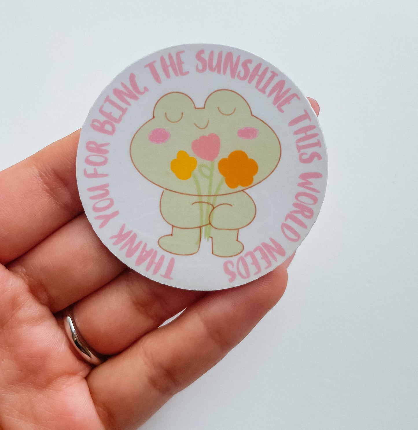 Thank You For Being The Sunshine Sticker