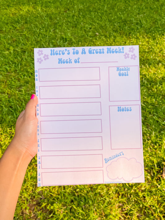 Weekly Notepad