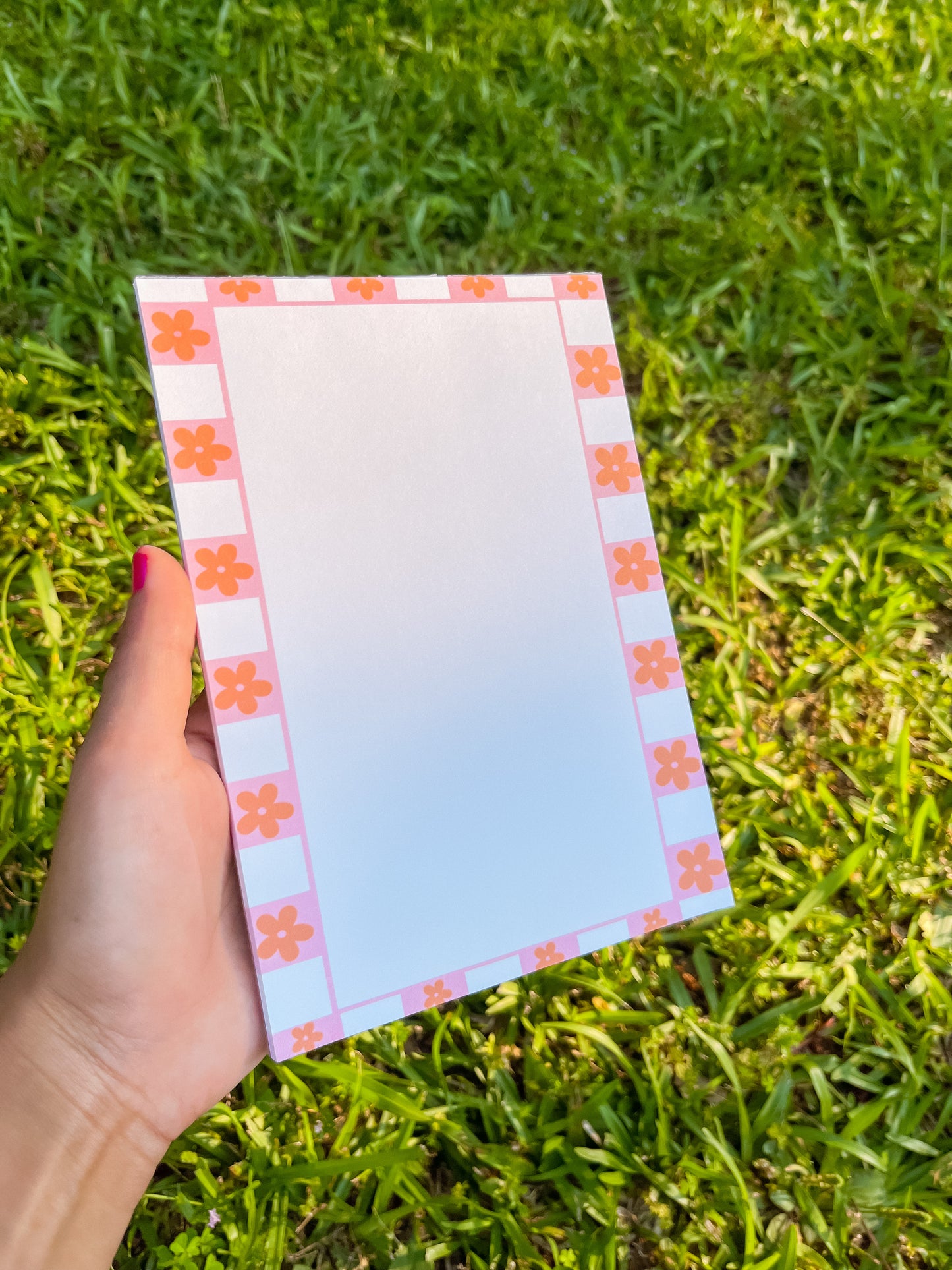Flower notes notepad